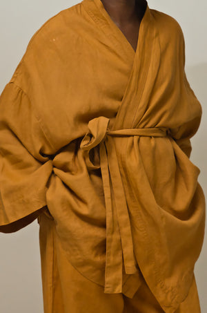Lala Loungewear Kimono (Terracotta)